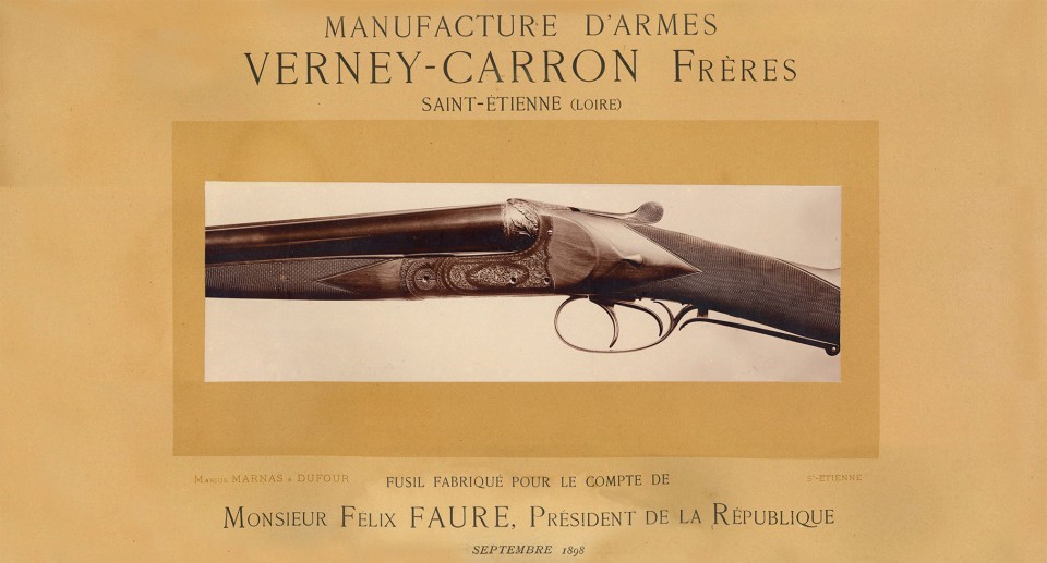 Fusil Félix Faure 1898 fabriqué par Verney-Carron